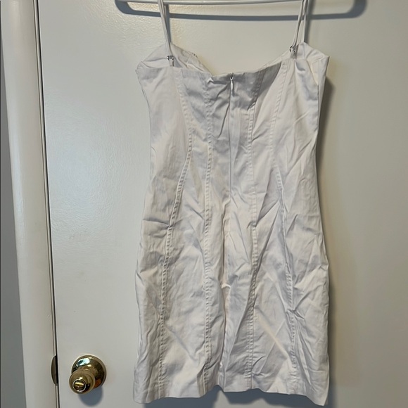Zara White Spaghetti Strap Slip Dress - Picture 4 of 4